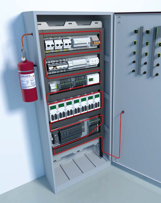 FM200 Gazlı Yangın Söndürme Sistemi